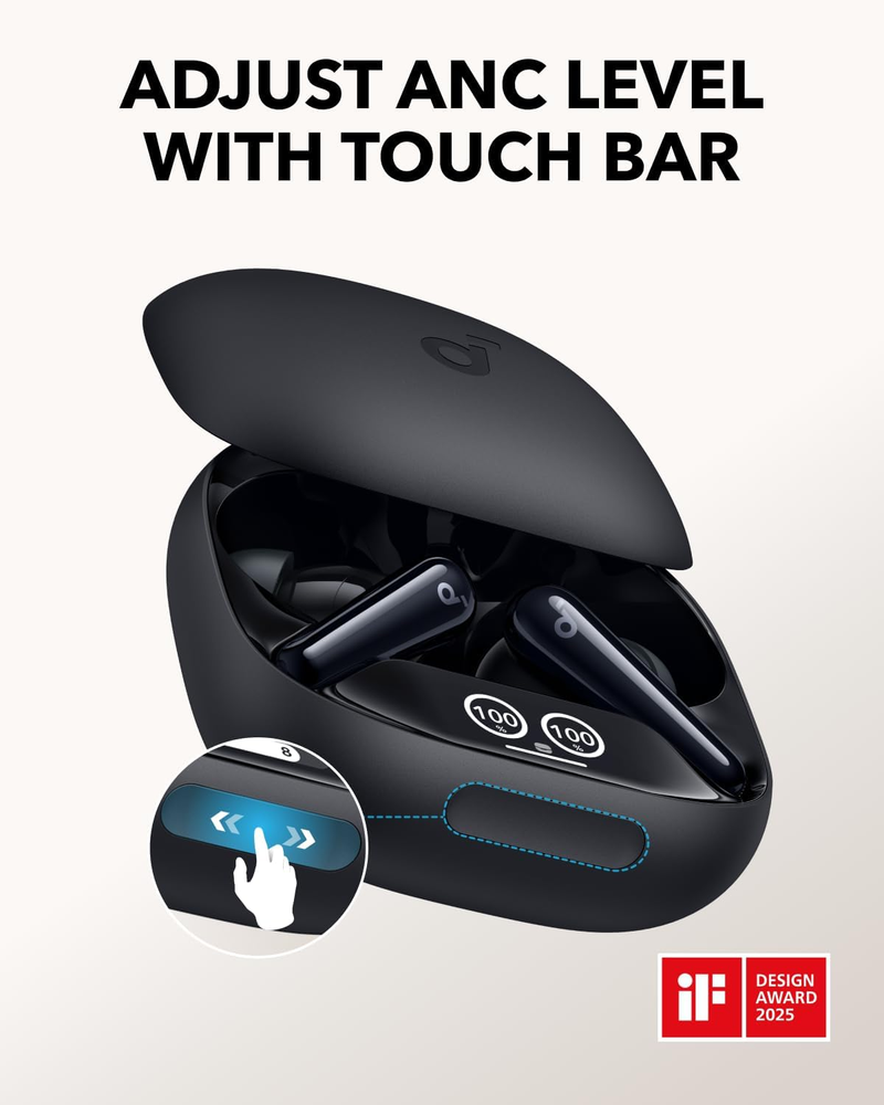 Soundcore Liberty 4 Pro Anker Wireless Earbuds Black A3954H (Black)