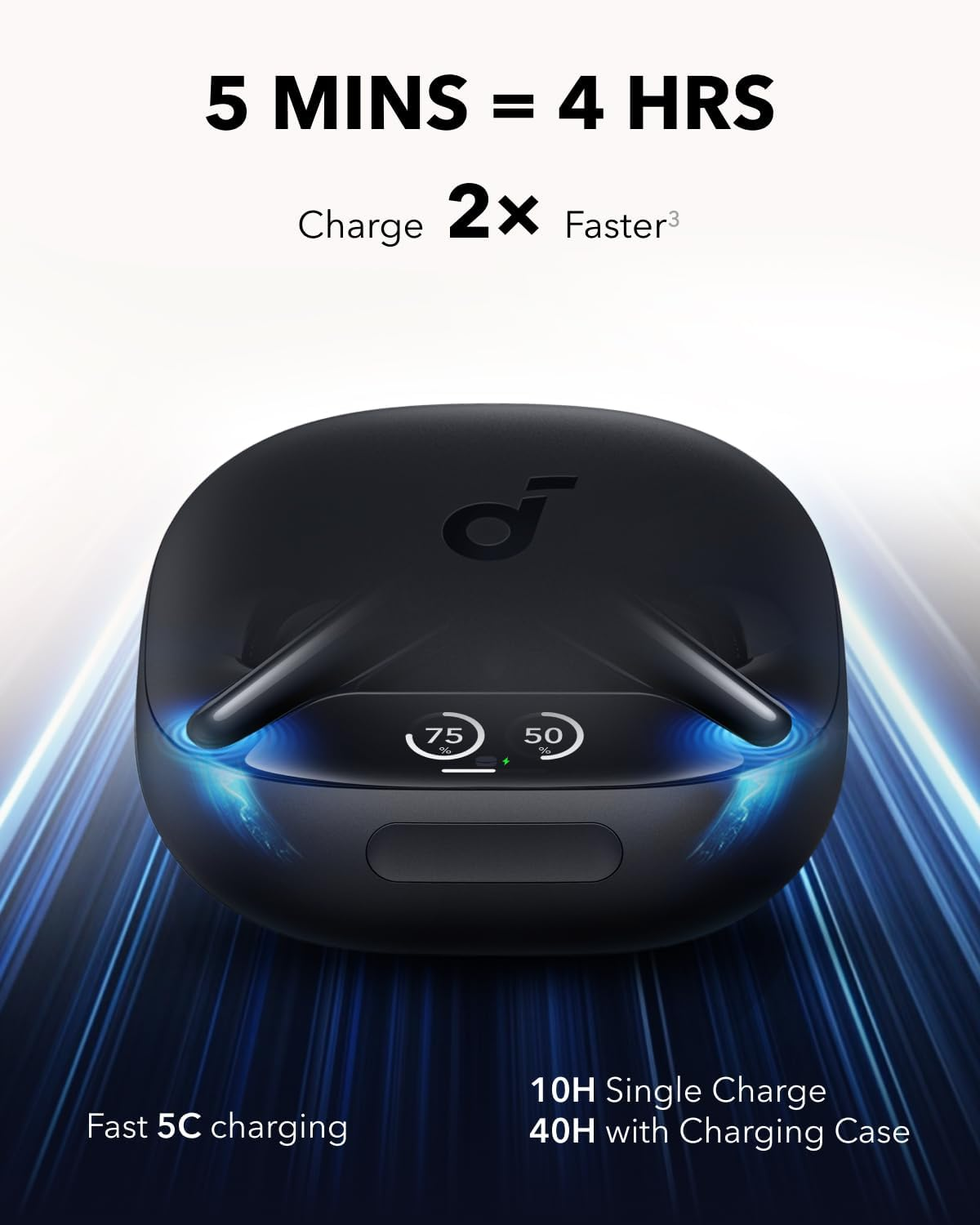 Soundcore Liberty 4 Pro Anker Wireless Earbuds Black A3954H (Black)