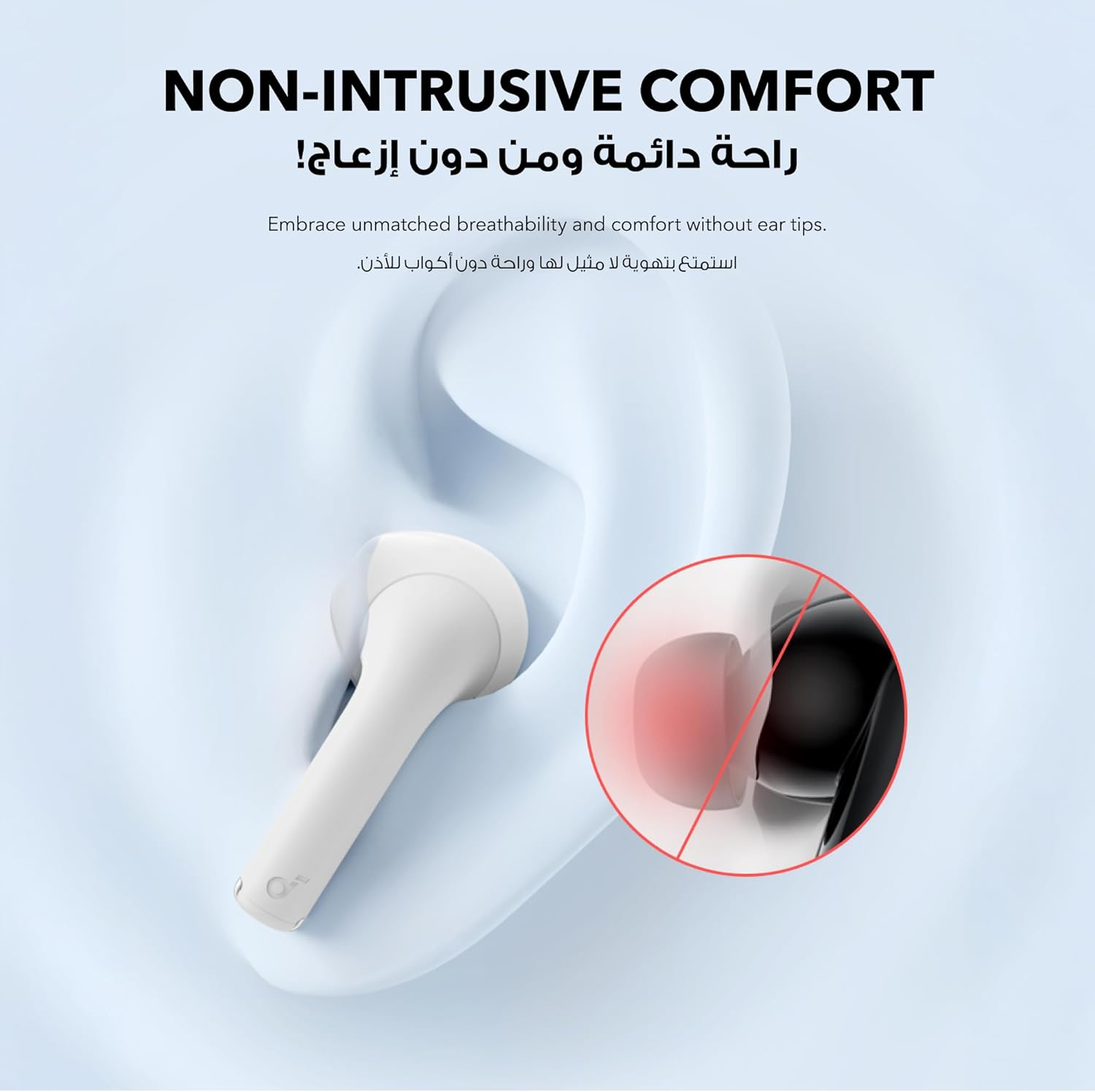 Soundcore K20i by Anker Semi-in-Ear Earbuds Bluetooth Wireless 36H Playtime A3994H11