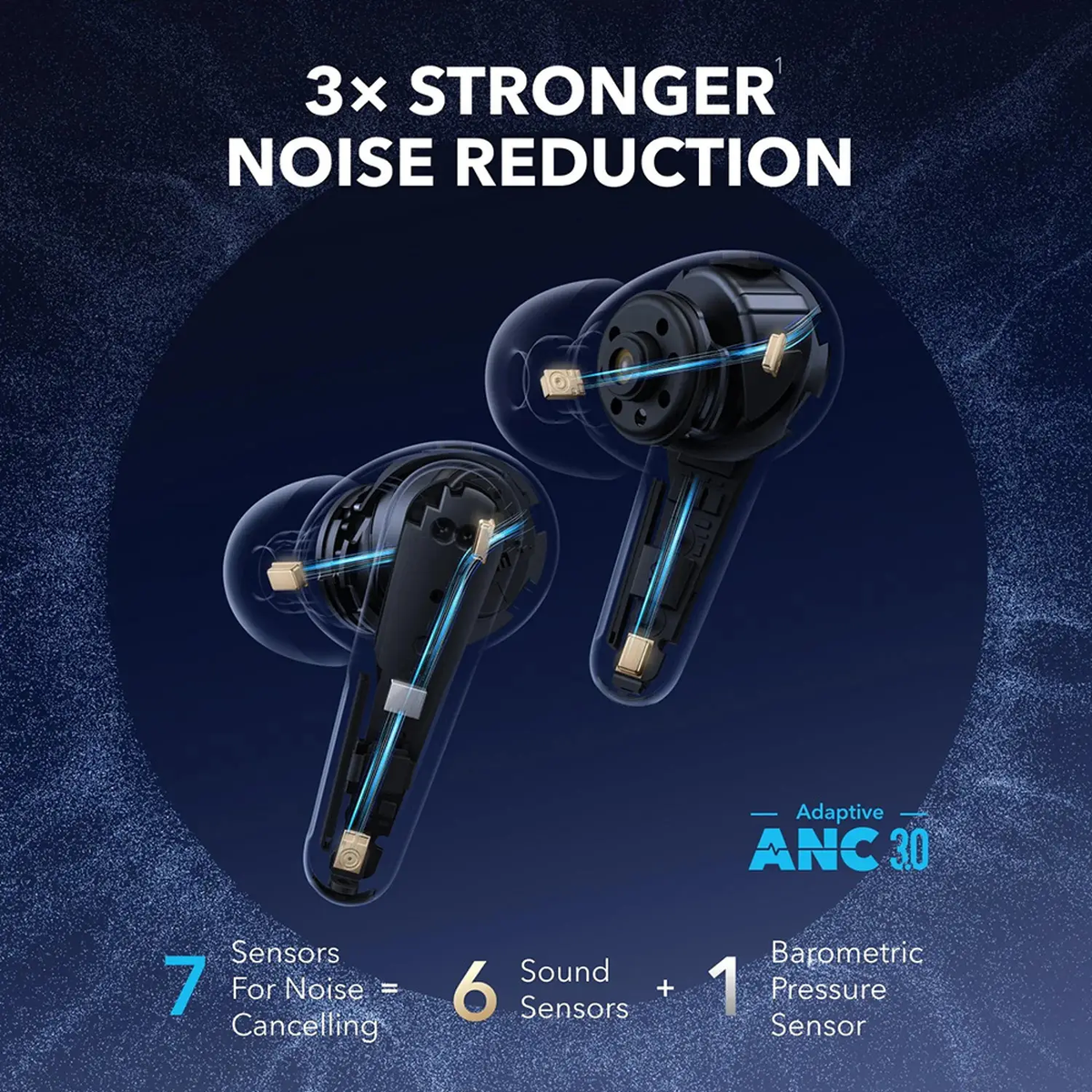 Soundcore Liberty 4 Pro Anker Wireless Earbuds Black A3954H61 - A3954H11 - A3954H31 - A3954H21 (Blue)
