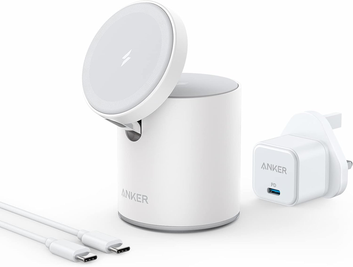 Anker 623 Magnetic Wireless Charger-MagGo B25682 (WHITE)