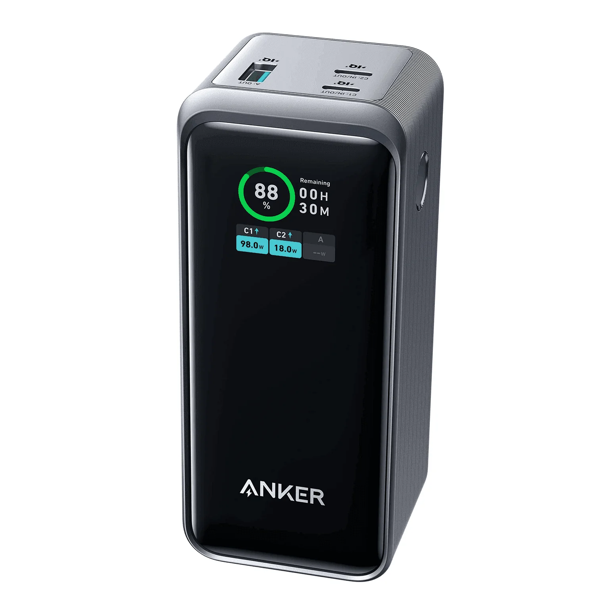 Anker Prime Power Bank, 20,000mAh Portable Charger with 200W Output, Smart Digital Display