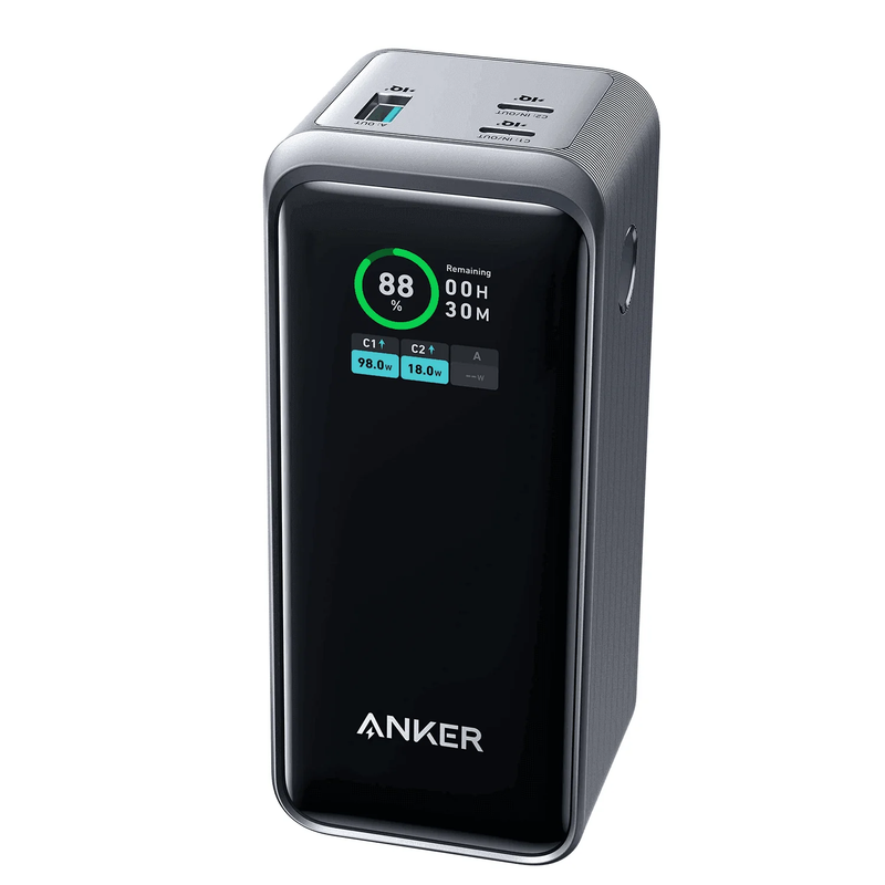 Anker Prime Power Bank, 20,000mAh Portable Charger with 200W Output, Smart Digital Display