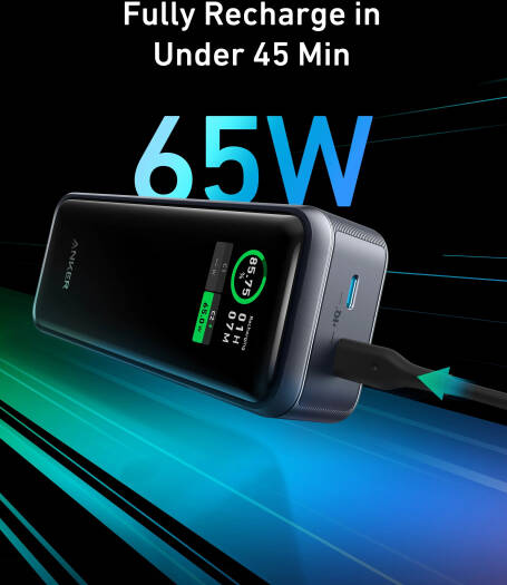 ANKER Prime 12K 130W Power Bank (Black)