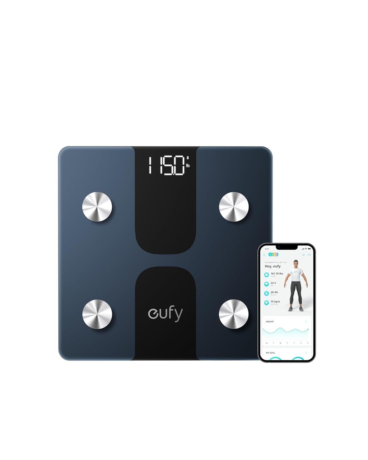 ANK Eufy Smart Scale C1 B2B-Black-T9146K15