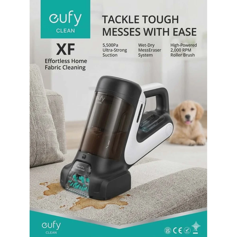 Eufy Clean XF Portable Carpet & Upholstery (T2531)(T2530) (WHITE)