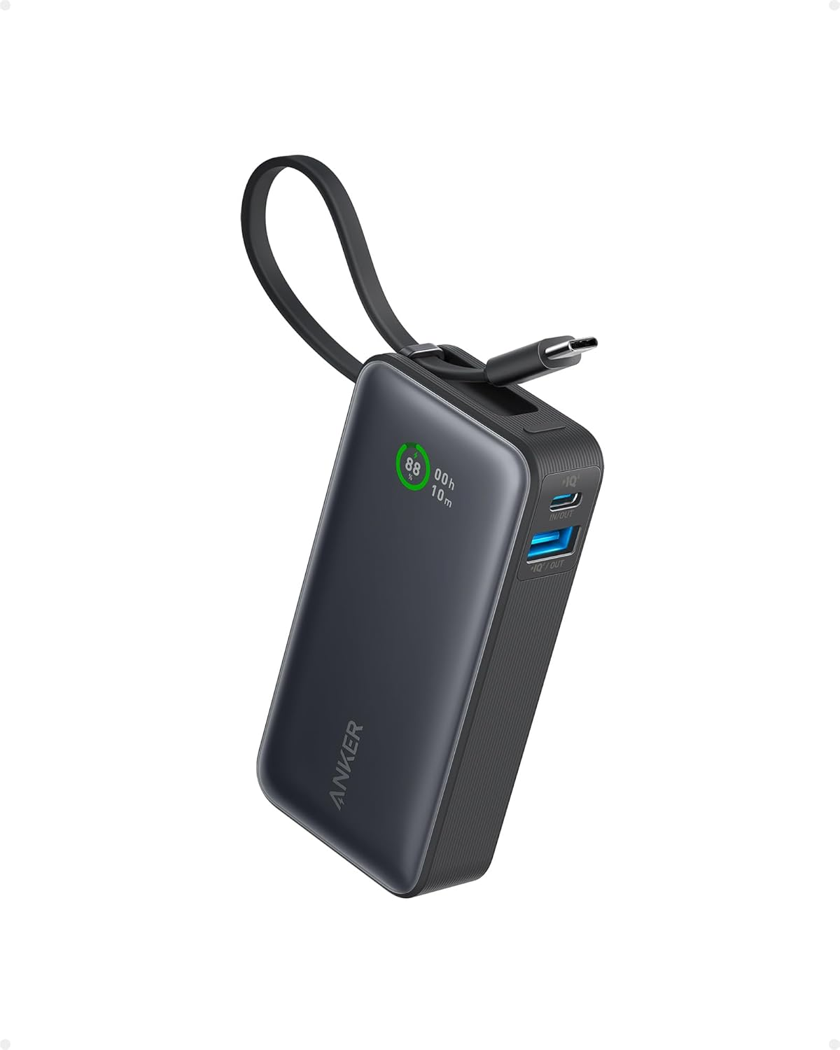 Anker Nano PB 10000mAh 30W Built-in C-Black-A1259H11