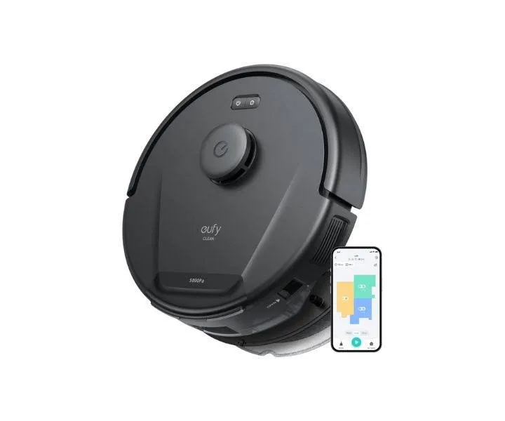 Eufy RoboVac L60 Hybrid Robotic Vacuum Cleaner Black T2268V11