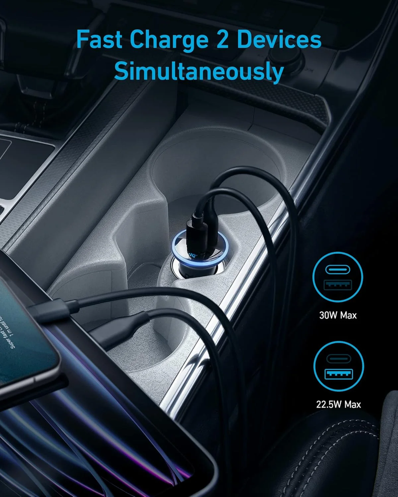 Anker 323 Car Charger 52.5W A2735H11