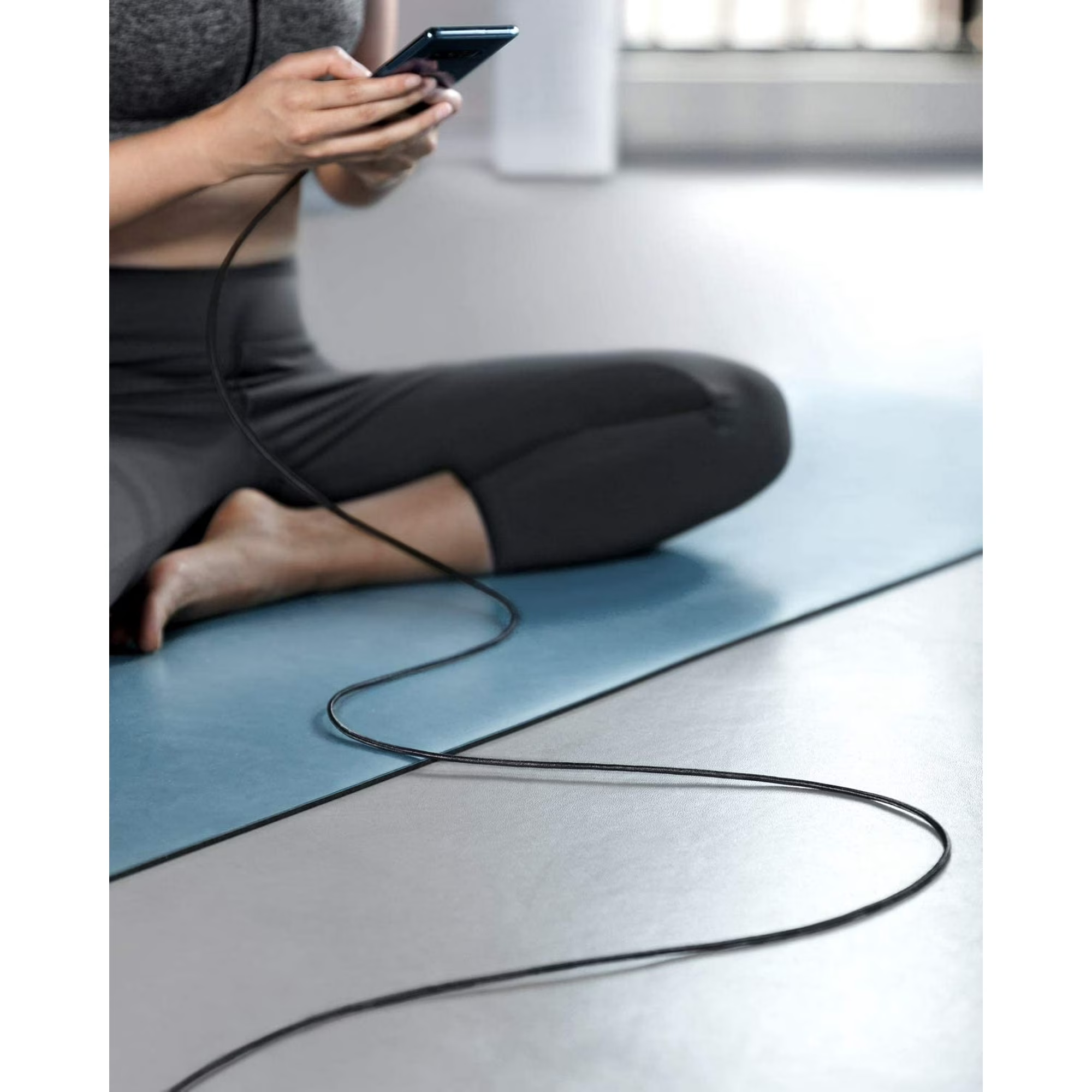 ANKER Nylon USB-C to USB-C 2.0 Cable 3ft-Black-A8752H11