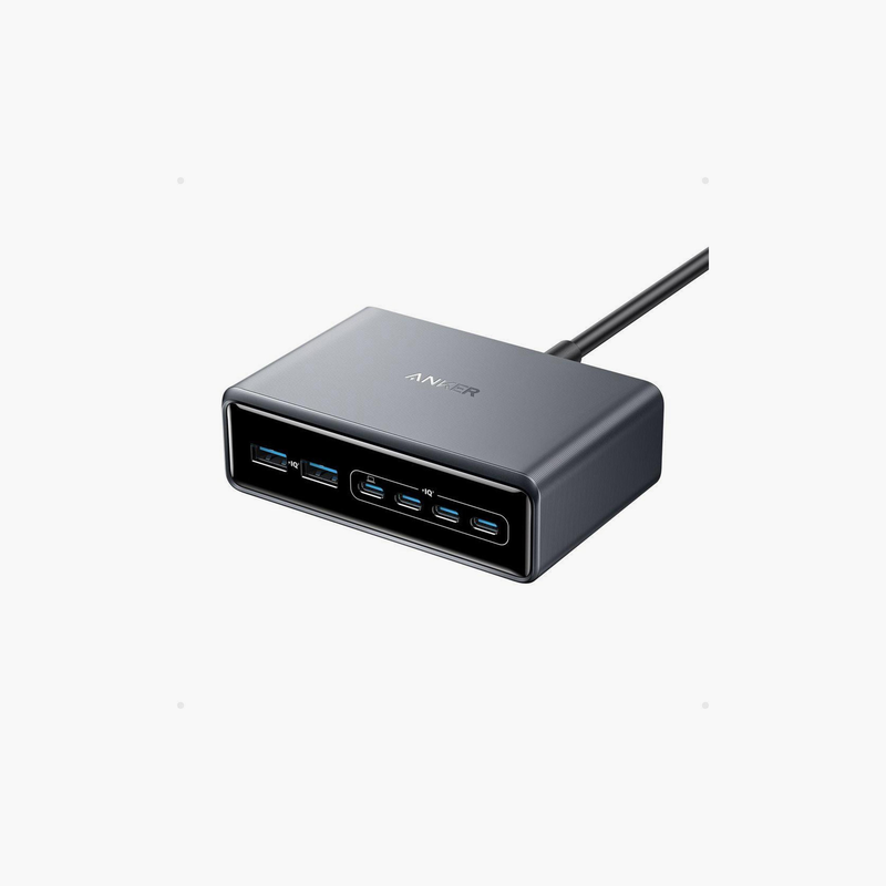 Anker Prime 200W GaN Charger Fast Charging USB C Charger B2C-Silver-A2683241