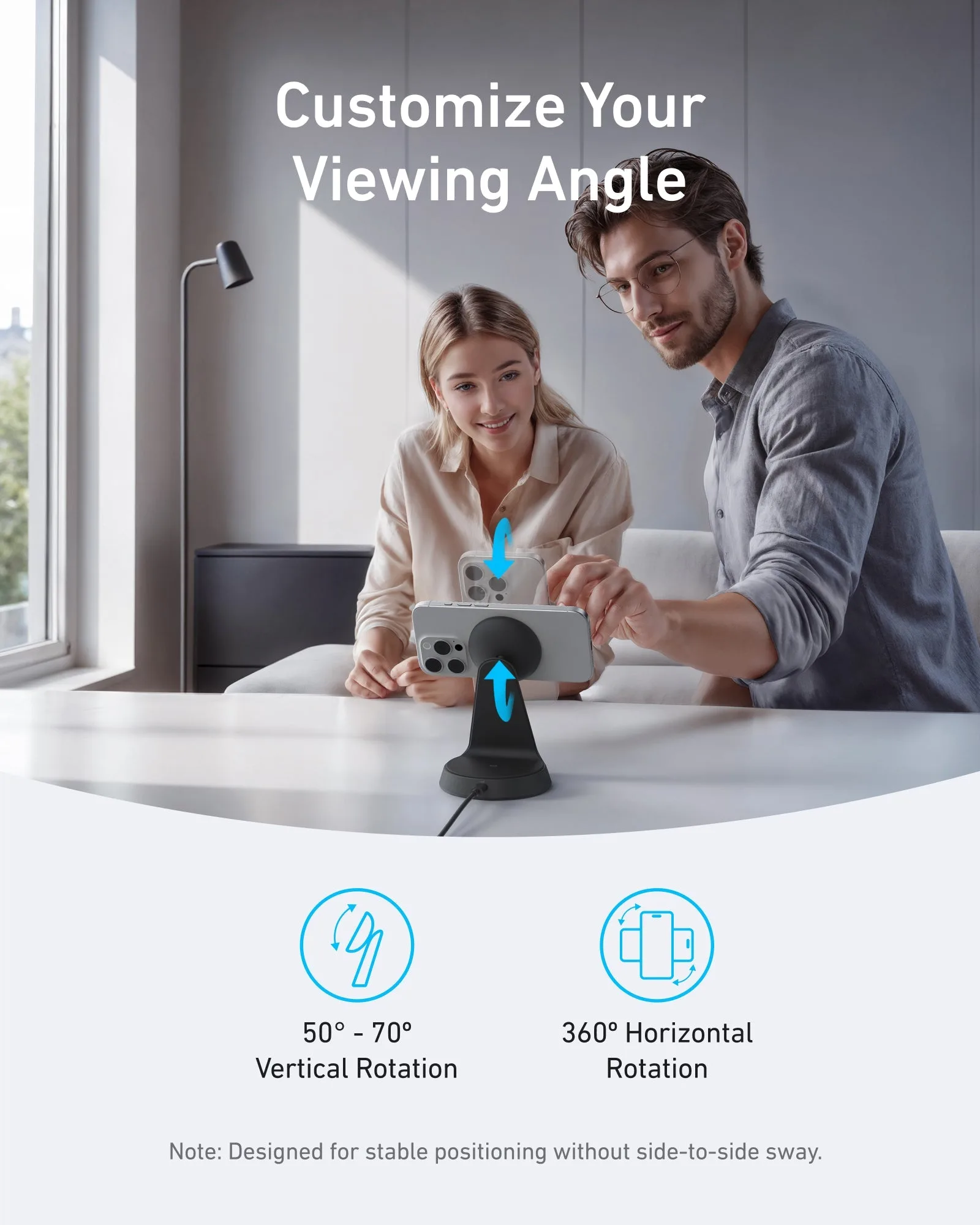 Anker MagGo Wireless Charger 2in1 A25M7H11