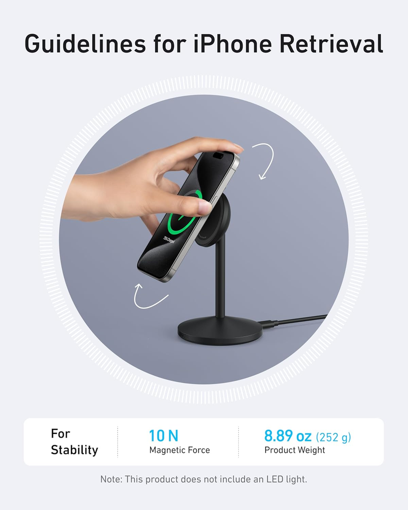 Anker MagGo Wireless Charger 15W-A25X1H11