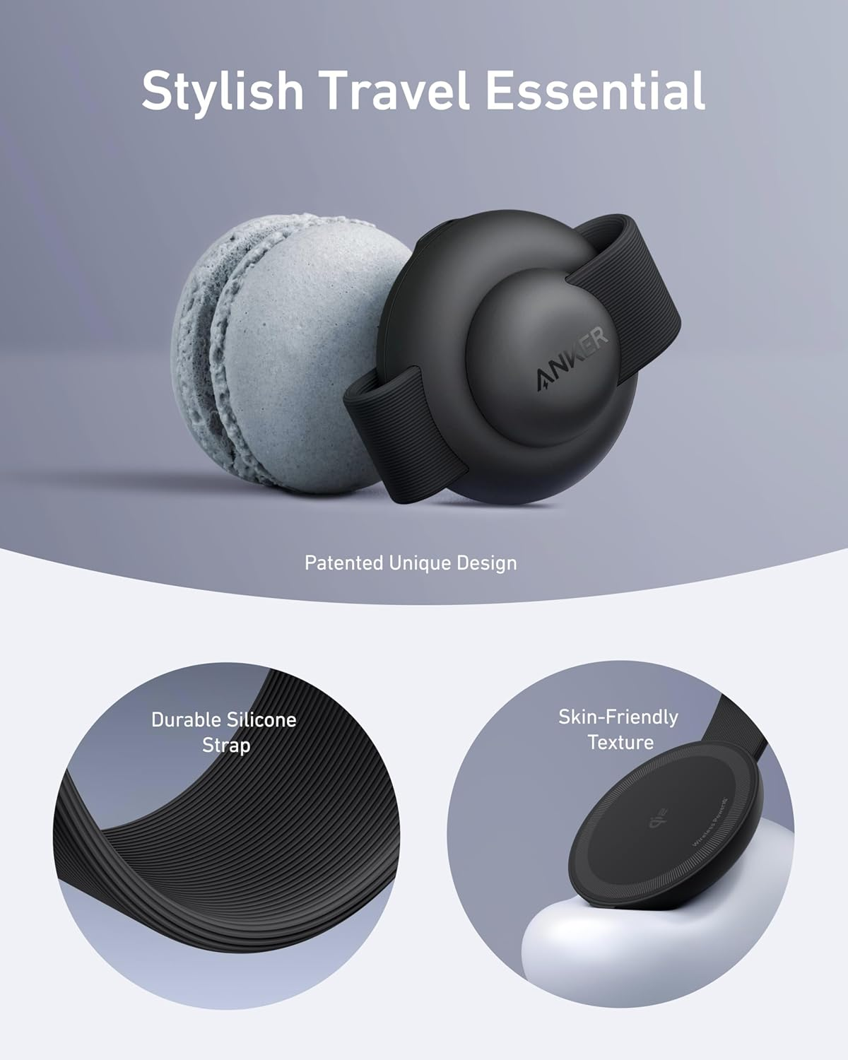 Anker MagGo Wireless Charger 3in1 fold-Black-B25M8H11