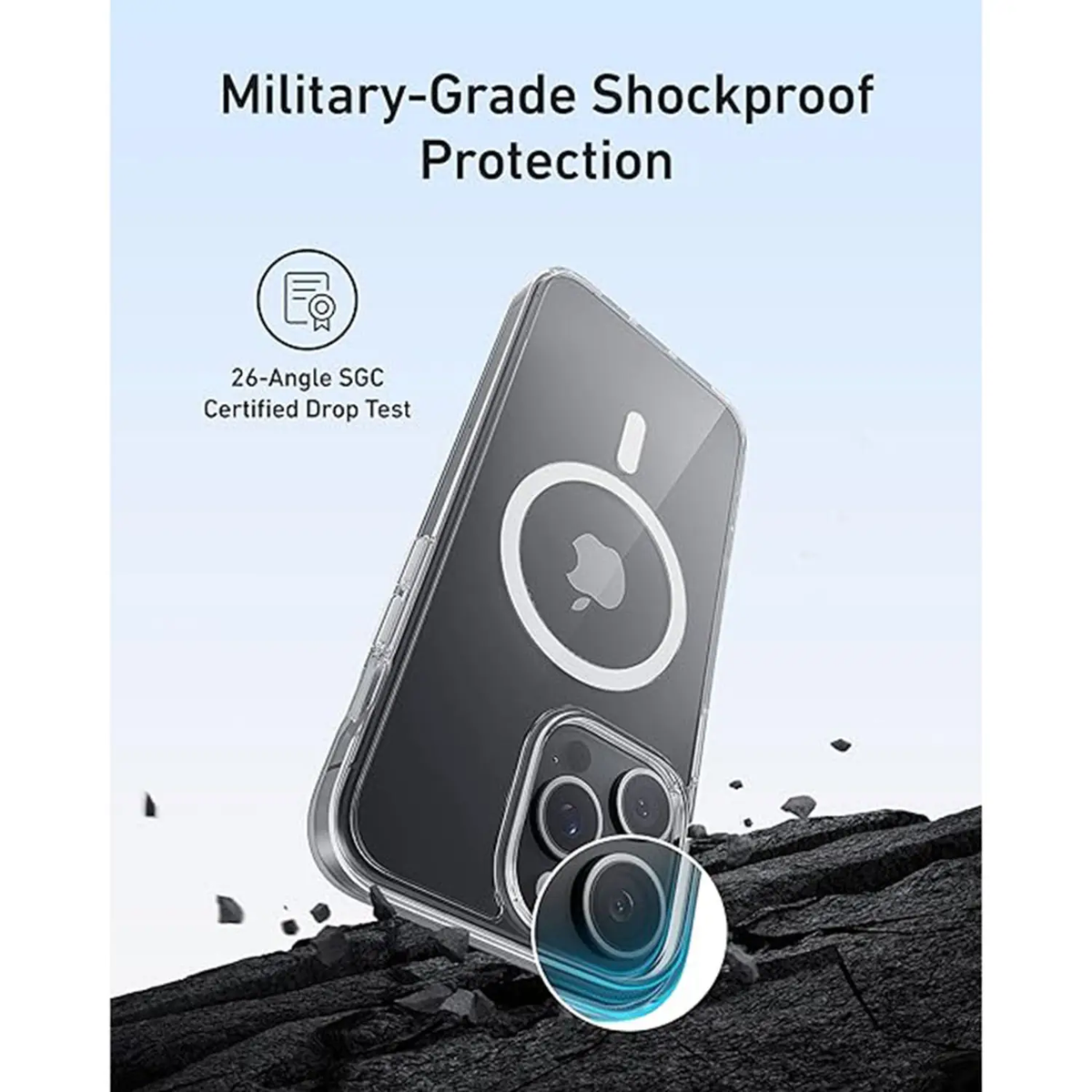 Anker MagGo Case-Clear C-A90H2H0C