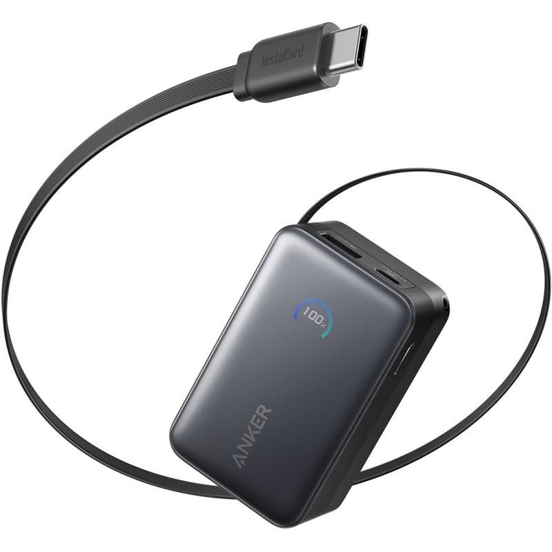 Anker PB 10000mAh 45W Built-in C A1638H (Black)