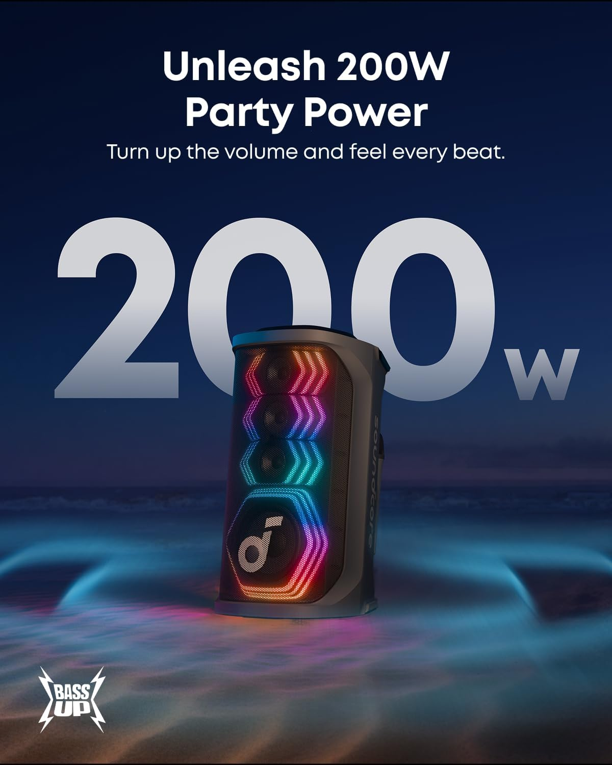 Soundcore Rave 3s Ai Wireless Party Speaker With Wireless Microphones