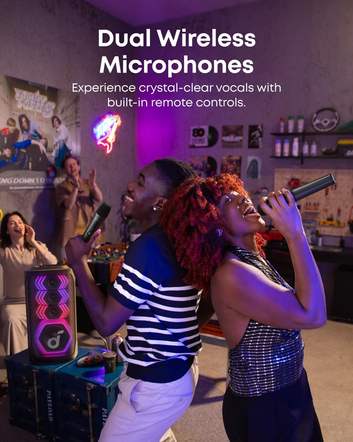 Soundcore Rave 3s Ai Wireless Party Speaker With Wireless Microphones