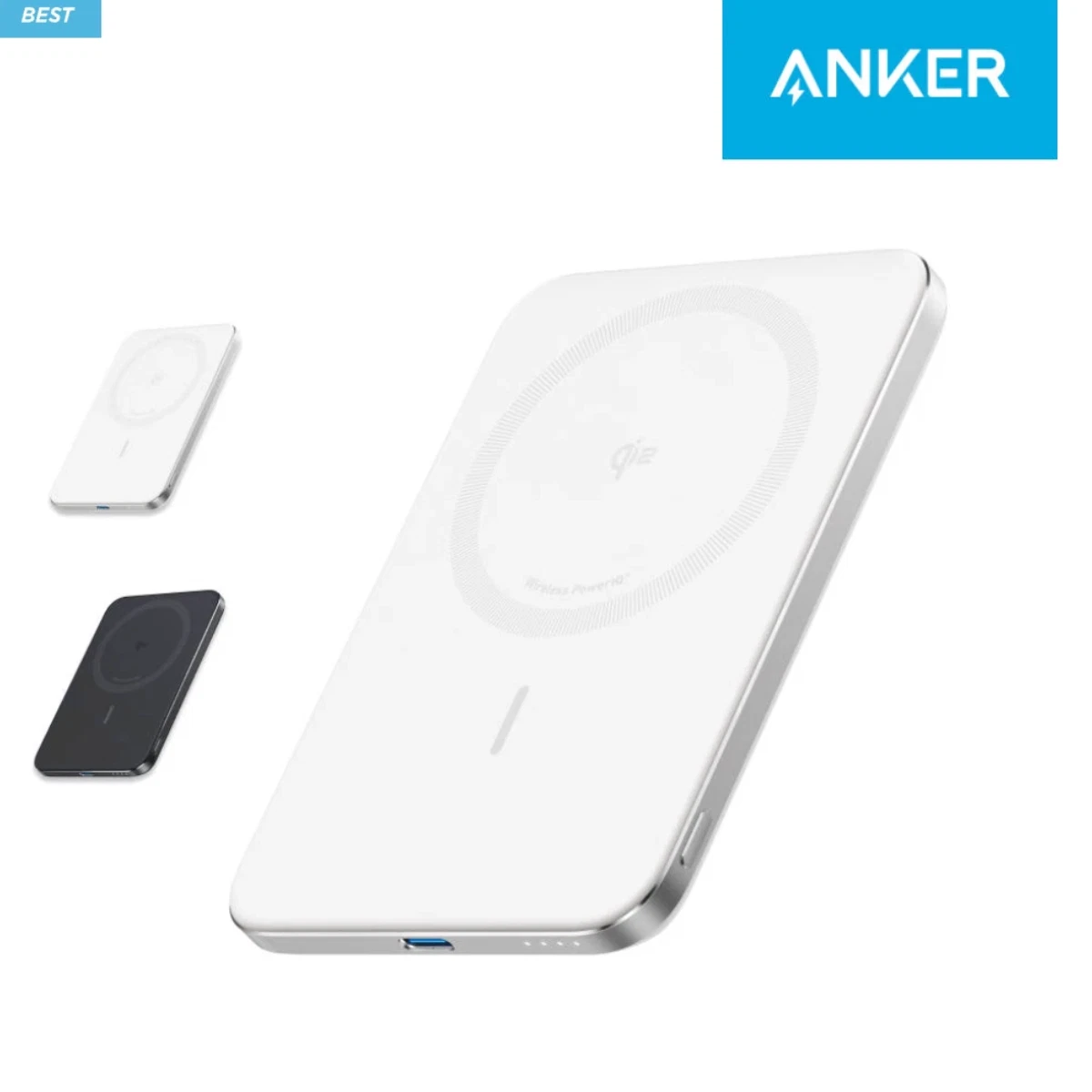 Anker Nano PB 5000 mAH MagGo A1665H11  (WHITE)