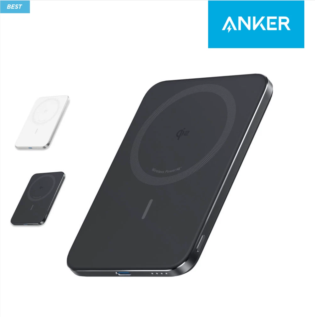 Anker Nano PB 5000 mAH MagGo A1665H11  (Black)