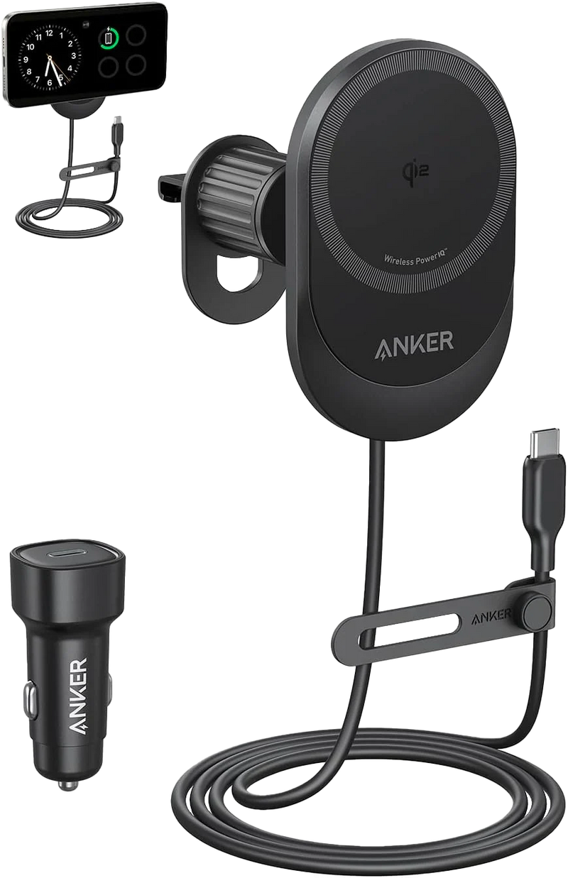 Anker Prime Wireless Car Charger-Black - B2933H11