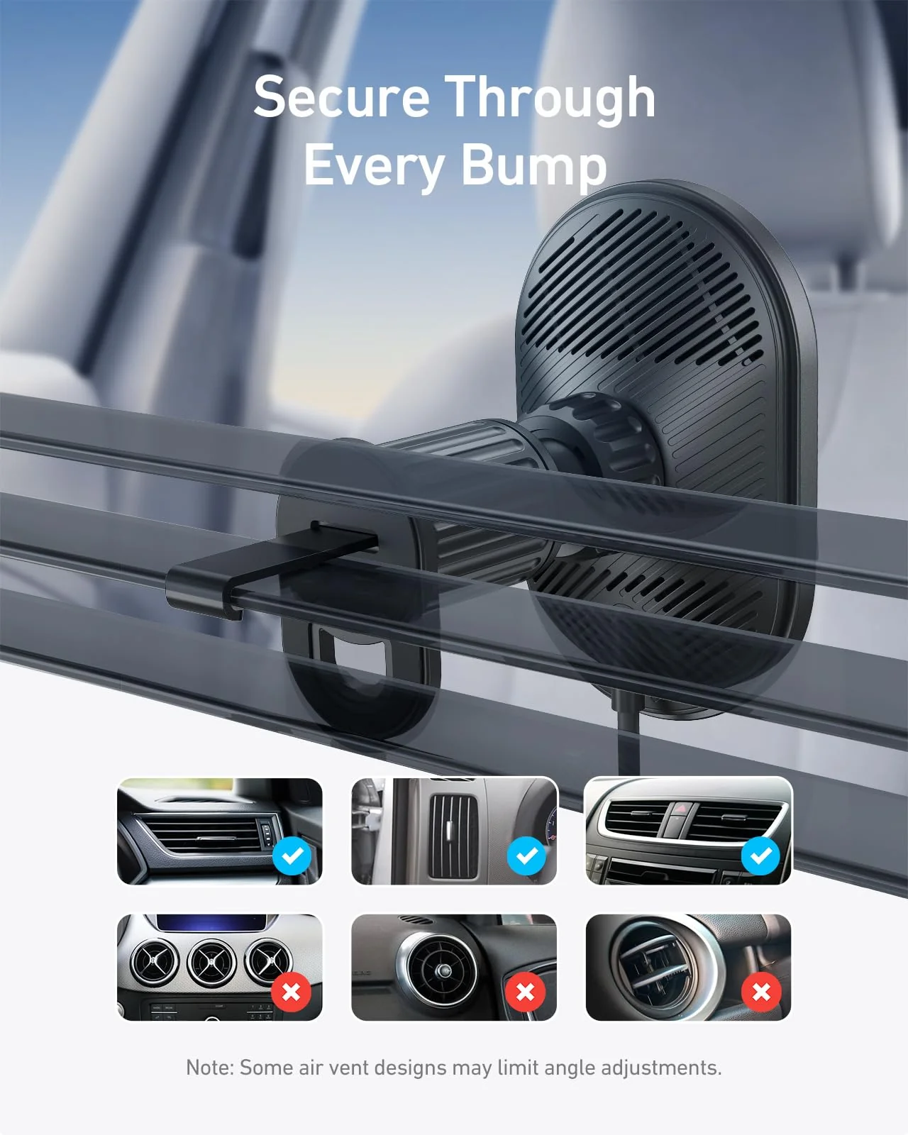 Anker Prime Wireless Car Charger-Black - B2933H11