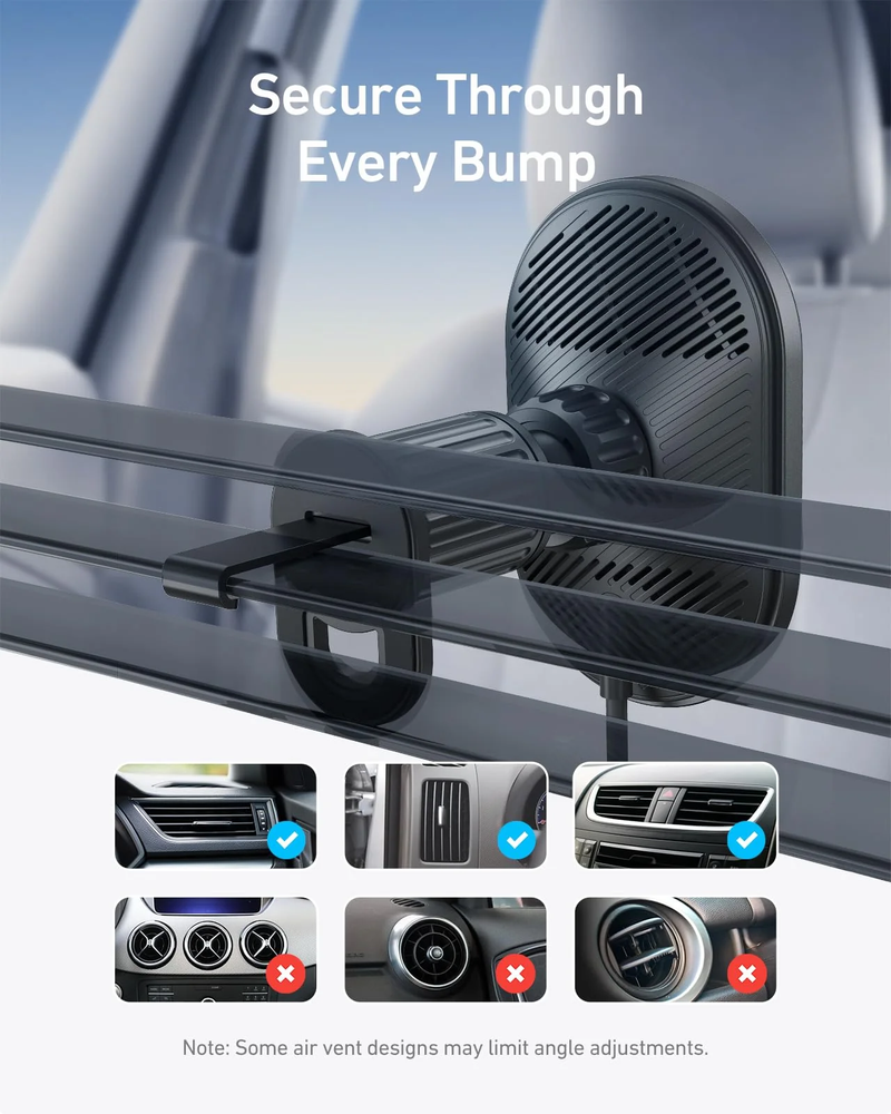 Anker Prime Wireless Car Charger-Black - B2933H11