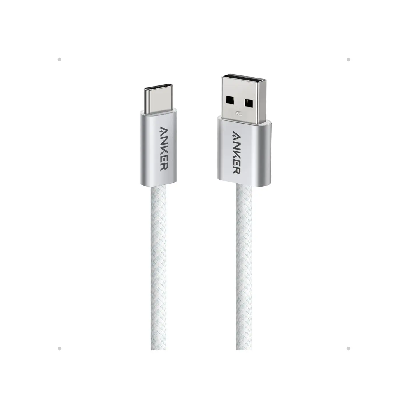 Anker Zolo USB-A to C Braided 3.3ft-White-A8052H21