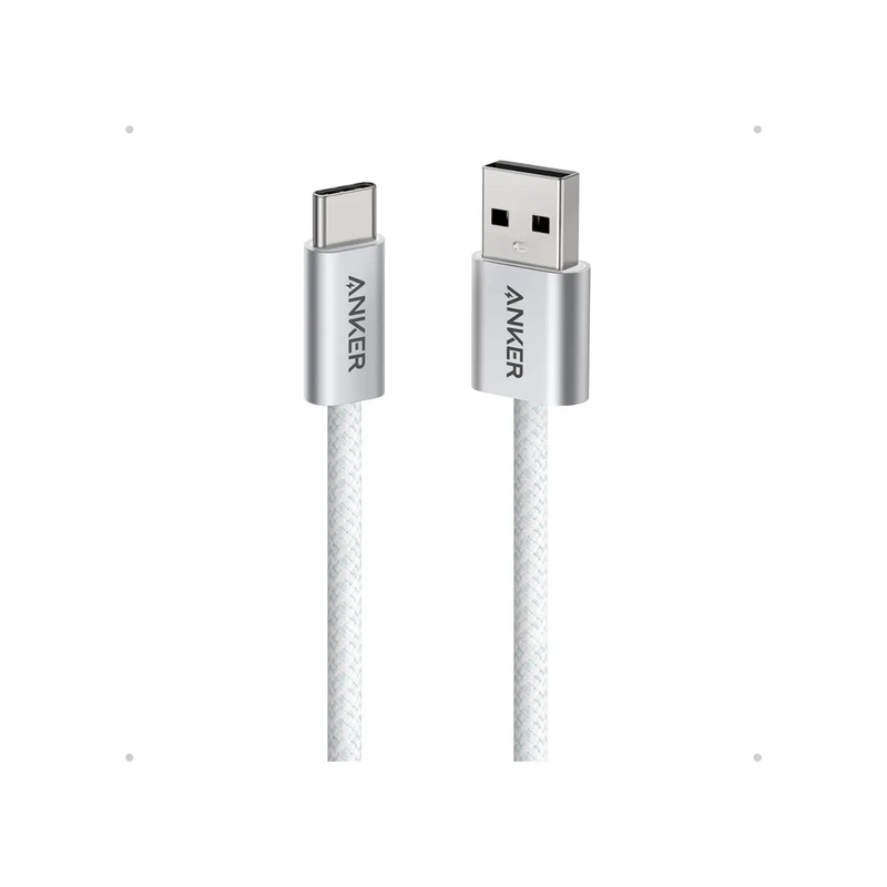 Anker Zolo USB-A to C Braided 3.3ft-White-A8052H21