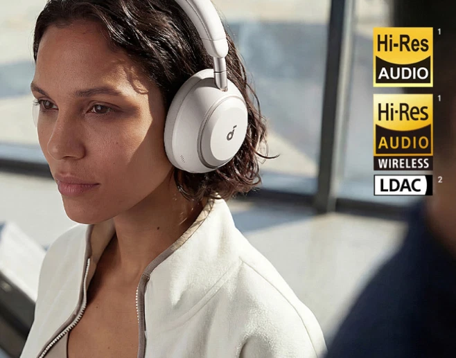 Anker Soundcore Space 2 Wireless On Ear Headset Jet D1402Z11 - D1402Z61 - D1402Z21 (WHITE)
