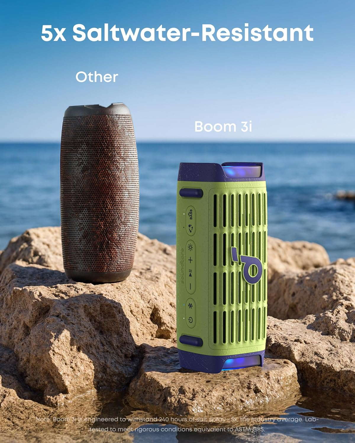 Soundcore Boom 3i by Anker Compact Outdoor Speaker IP68 Waterproof D5100060