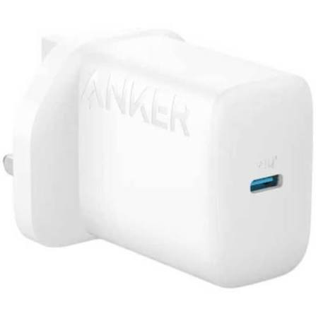 Anker 25W Charger with USB C to USB C Cable  (WHITE)