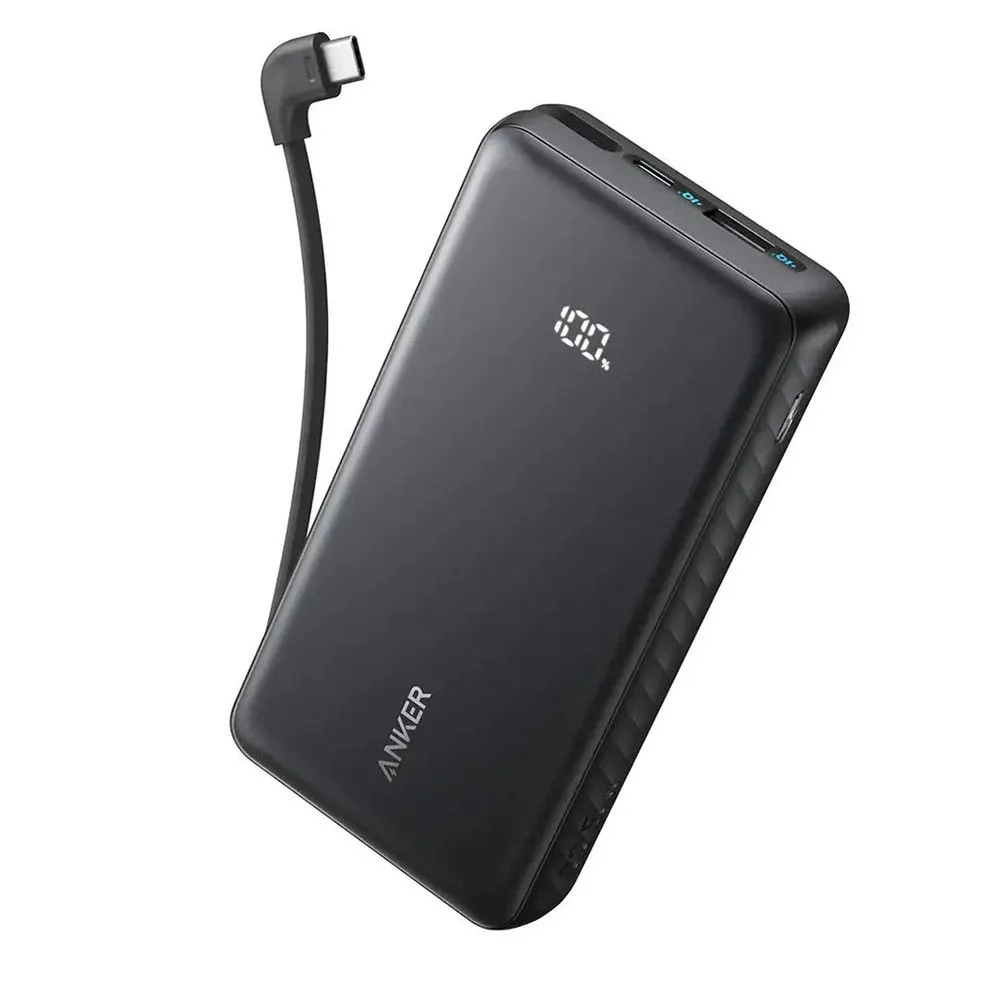 Anker Zolo Power Bank 20000mAh 22.5 Watts Built-in USB-C Cable A110EH