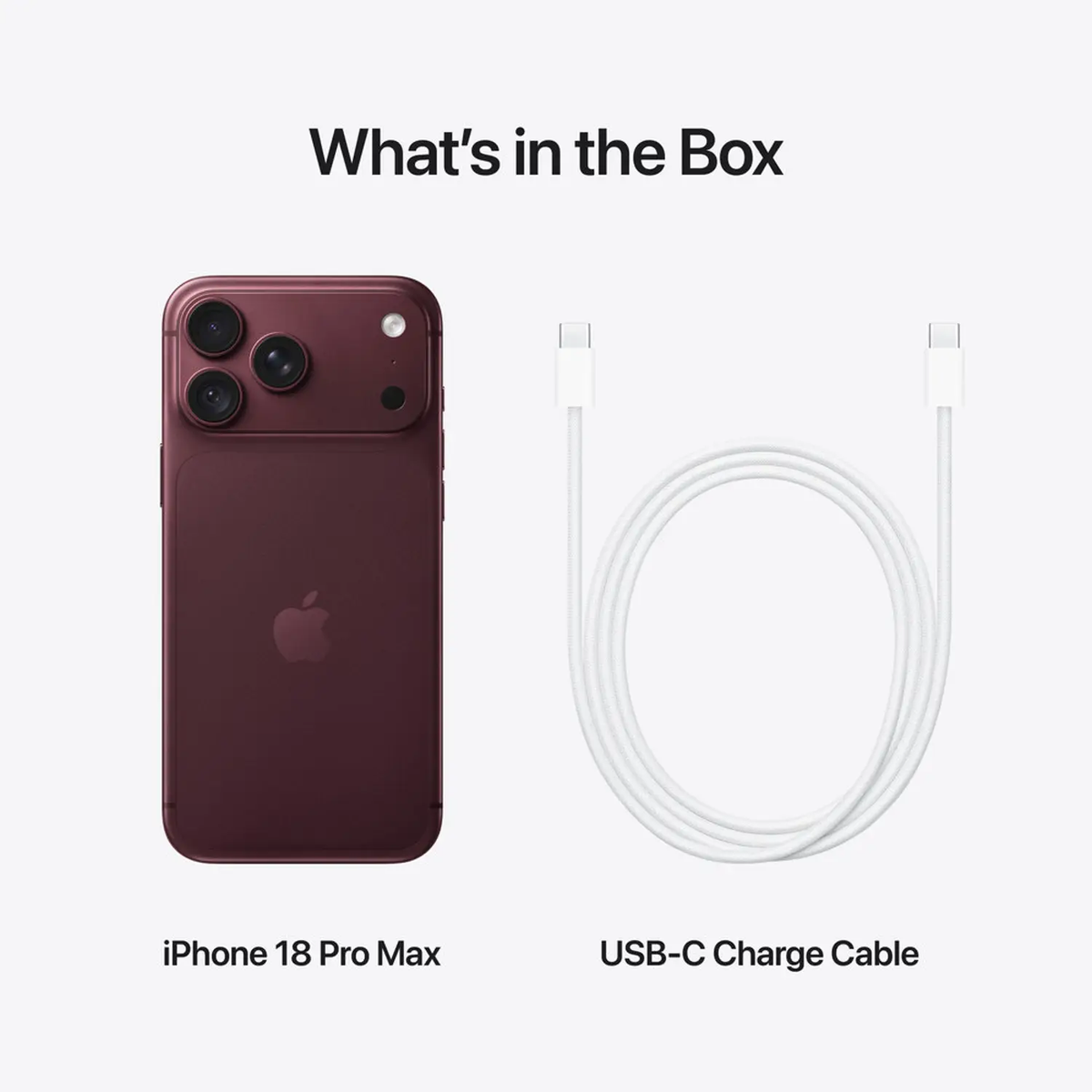 Mobile Apple iPhone 18 Pro Max 256GB UAE Version (Burgundy.)