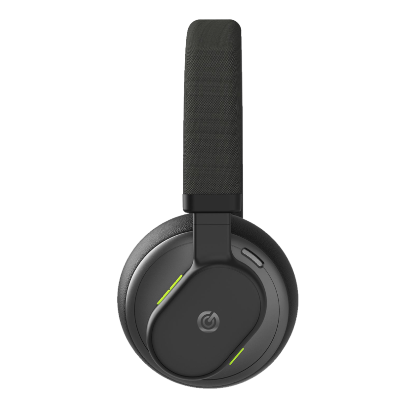 GOUI Bass Wireless Headphones with Active Noise Cancellation 50+ Hours – Black