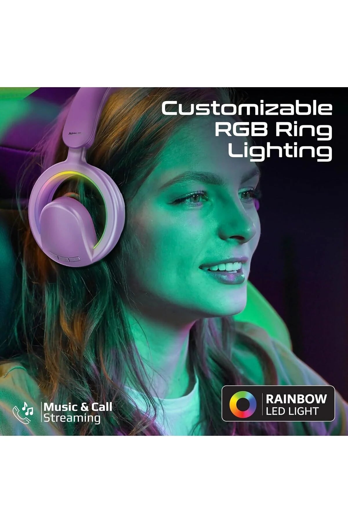 PROMATE Novon. High Fidelity BT 5.4 Open Ear Headphones-10