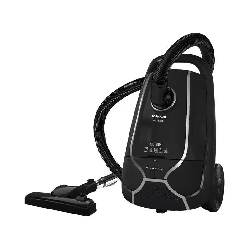 Tornado Vacuum Cleaner 2000 Watt 6 Liter Hepa Filter - Black Tvc-2000Eb-1