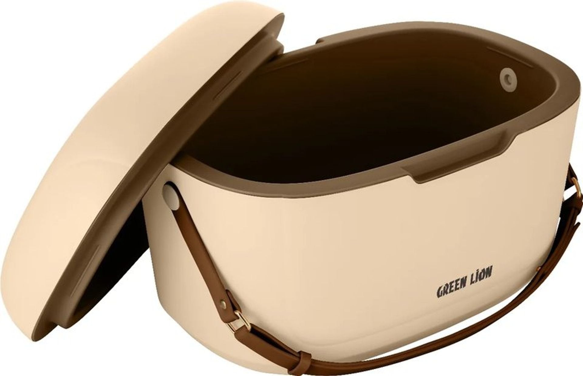 صندوق تبريد Green Lion Vintage بسعة 20 لتر مع حزام حمل قابل للتعديل