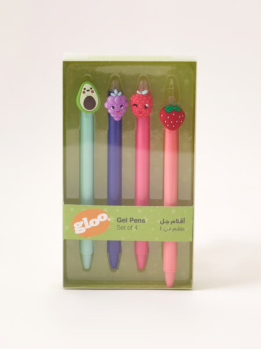 GLOO GEL PENS SET OF 4 PCS-10
