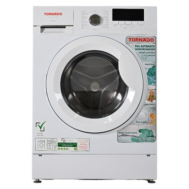 Tornado 6 Kg Front Load Washer Delay Start 1200 Rpm Stainless Steel Silver Twx-Fn612Gossu
