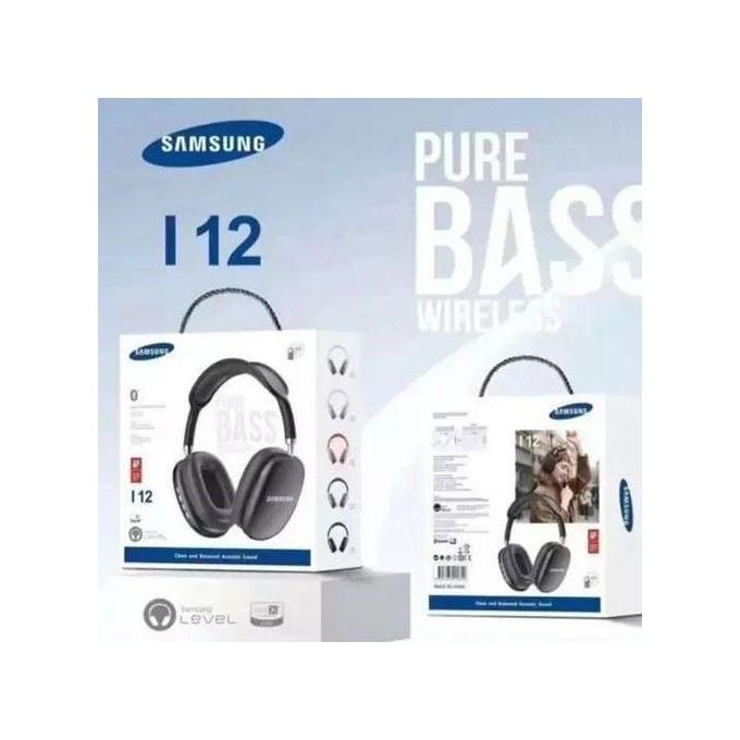 SAMSUNG I12 HEADPHONE PURE BASS WIRELESS 33H