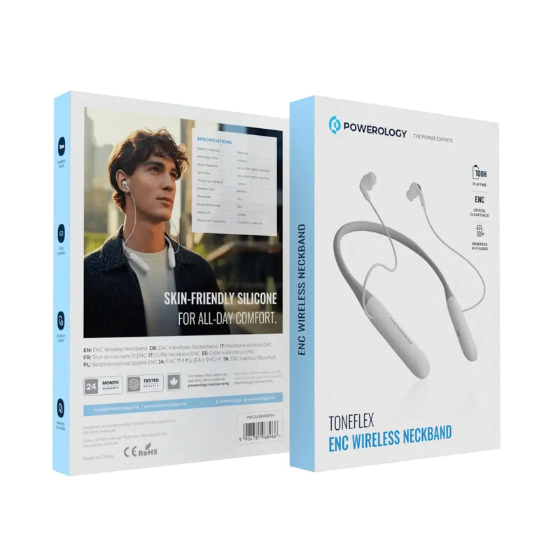 Powerology ToneFlex Wireless Neckband Earphones -BlacK-3