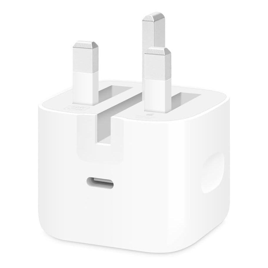 شاحن Apple الأصلي 40W USB-C مزدوج المنافذ – تقنية Dynamic Power Distribution – أبيض