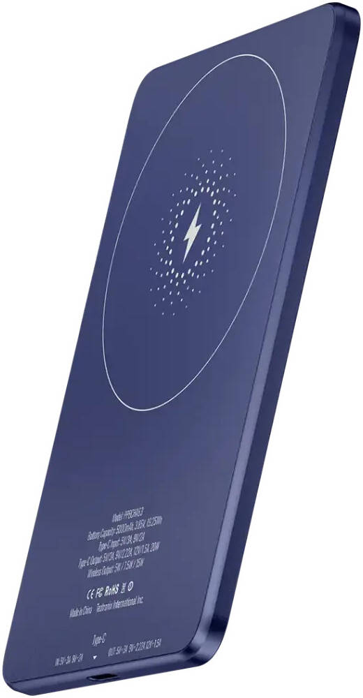 Powerology Ultra Slim 5000mAh Power Bank with MagSafe Technology