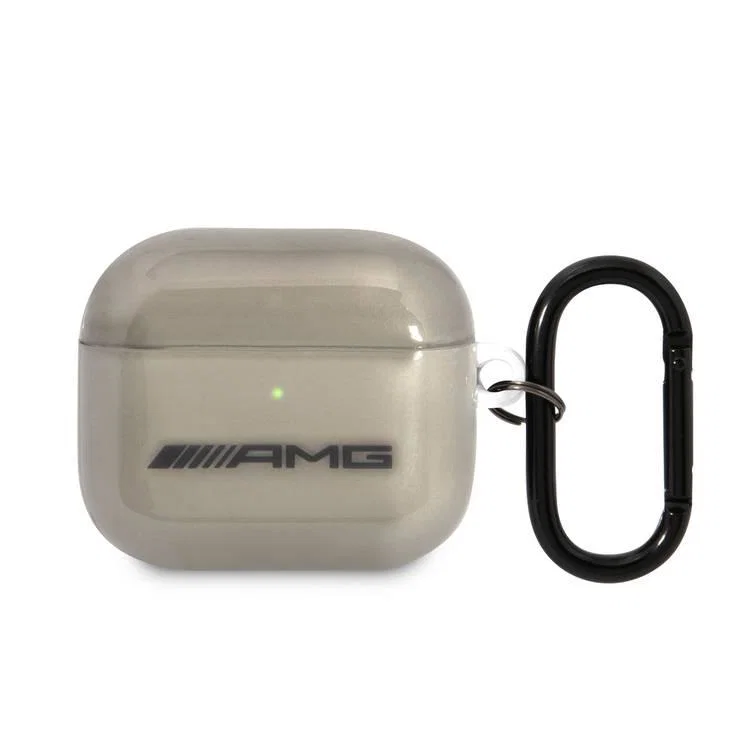 Amg Transparent TPU Case for AirPods 3 Black - Shockproof Scratch-Resistant Wireless Charging