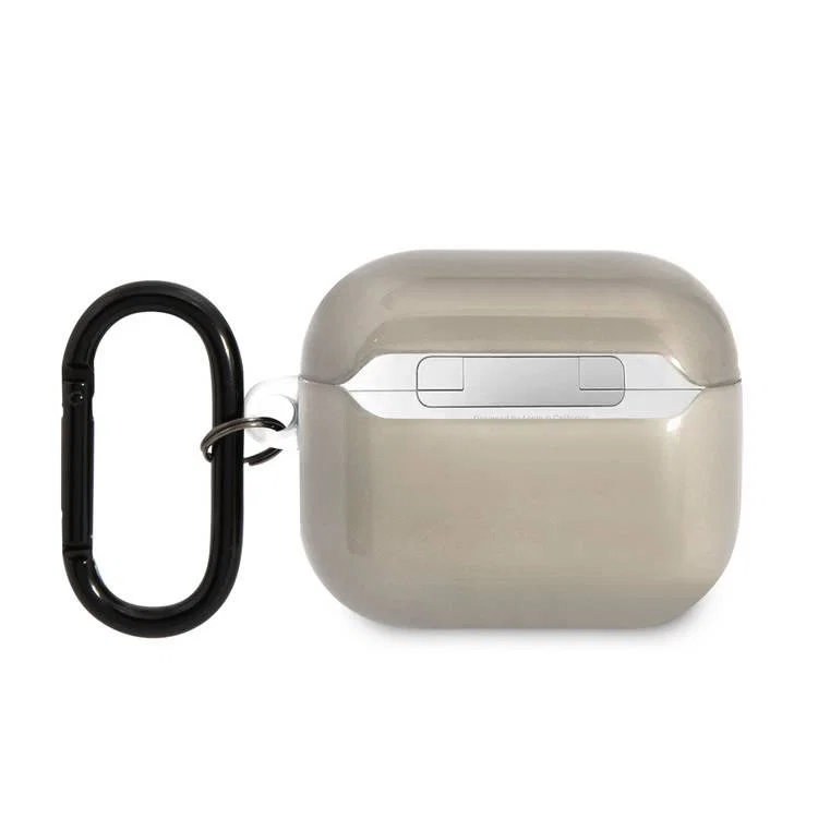 Amg Transparent TPU Case for AirPods 3 Black - Shockproof Scratch-Resistant Wireless Charging