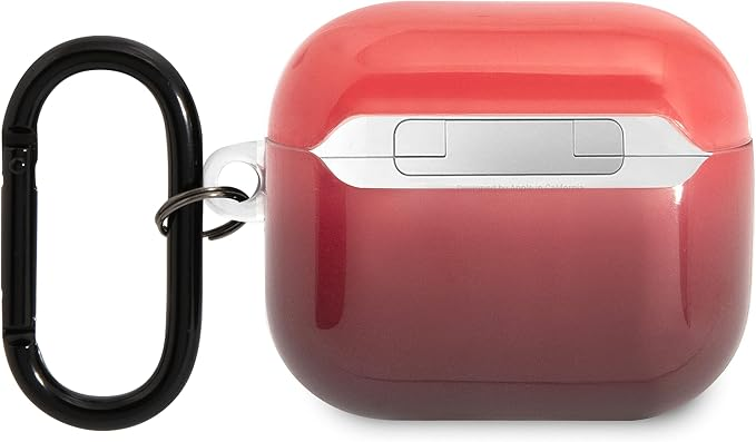 AMG Transparent Case White Logo for Airpods 3 - Red