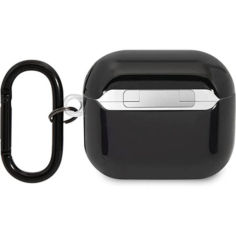 BMW Motorsport TPU Case With Tricolor Stripes For Airpods 3 - Black