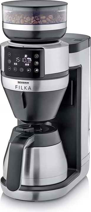 Severin Filka 4851 Fully Automatic Filter Coffee Machine 5-in-1 With Led Display