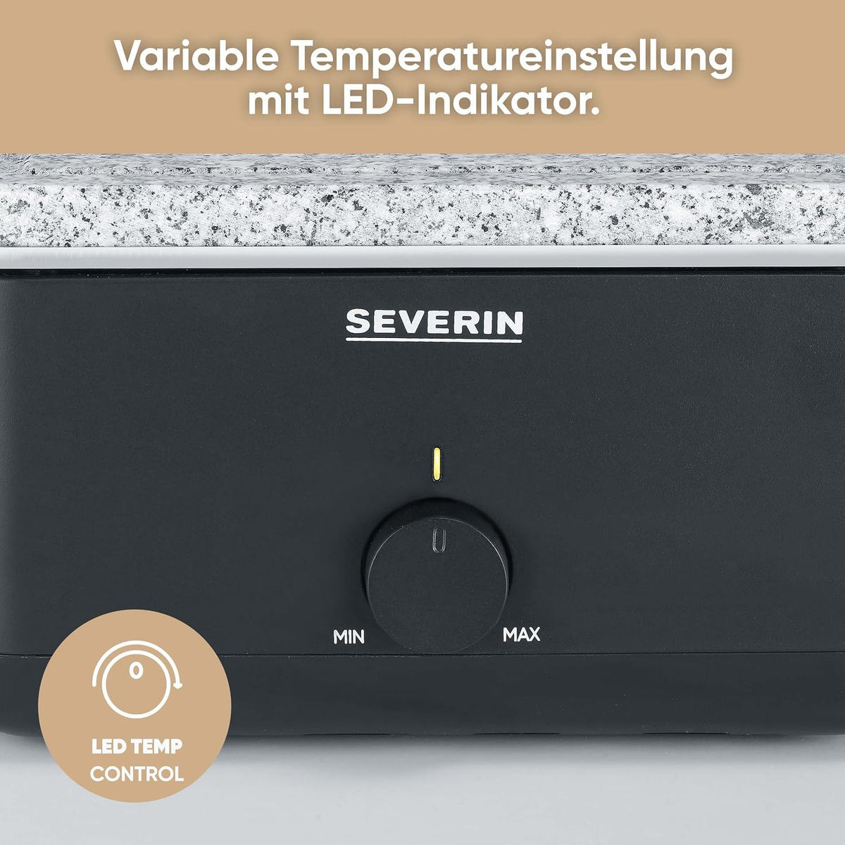 Severin Rg2366 Black Line Lite Raclettegrill 8 Person(en) 1300 W